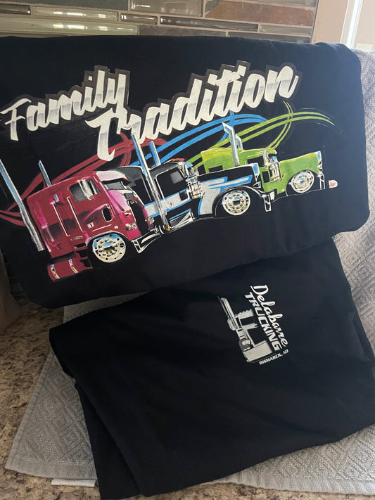 Family Tradition Black T-shirts